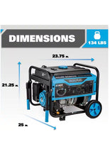Load image into Gallery viewer, Pulsar Dual Fuel Gasoline and Propane Generator 6580 Watt
