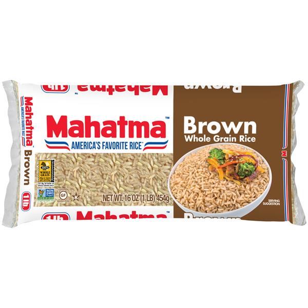 MAHATMA BROWN WHOLE GRAIN RICE 1LB