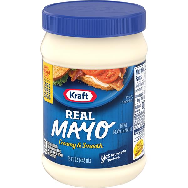KRAFT REAL MAYO CREAMY & SMOOTH 15OZ