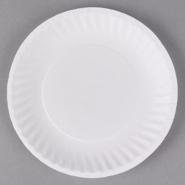 COVEBAY WHITE PLATE  UNCOATED 40 PACK 9