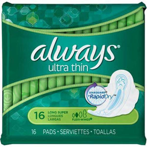 ALWAYS ULTRA THIN  WITH WINGS 16 PADS