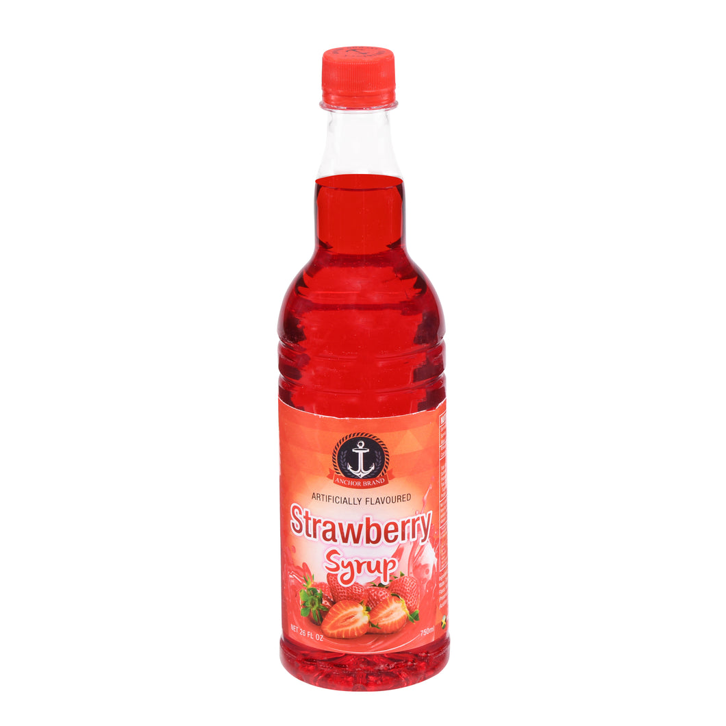 ANCHOR BRAND STRAWBERRY SYRUP 750ML