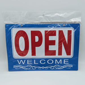 OPEN AND CLOSED SIGN