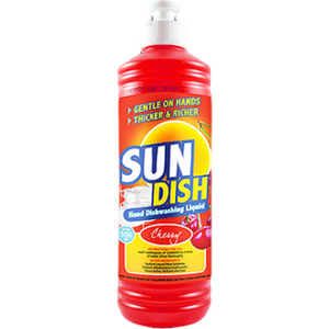 SUN DISH HAND DISHWASHING LIQUID CHERRY 500ML