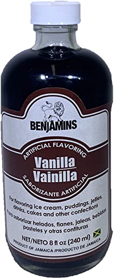 BENJAMINS VANILLA FLAVOURING 240ML