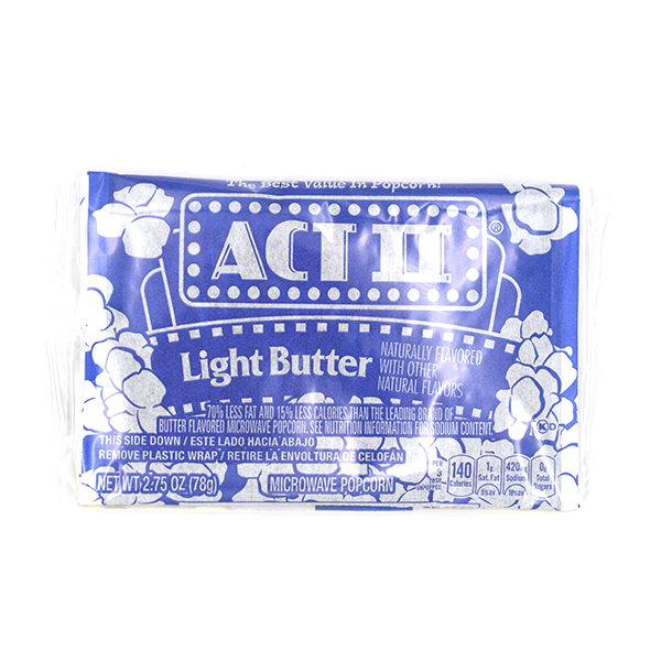 ACT II LIGHT BUTTER POPCORN 78G
