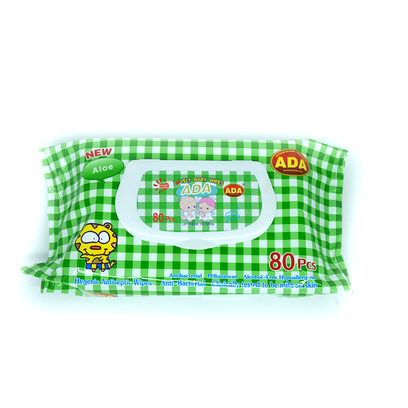 ADA BABY WIPES OLIVE 80 PIECES