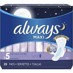 ALWAYS MAXI EXTRA HEAVY OVERNIGHT 27 COUNT