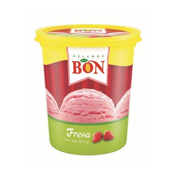 BON ICECREAM STRAWBERRY 473ML