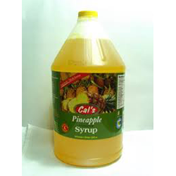 CAL'S PINEAPPLE  SYRUP 1 GALLON