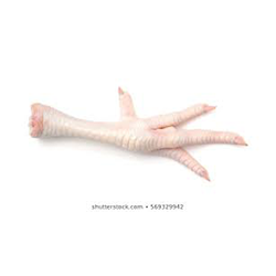 CHICKEN FOOT STRIPPED BULK PER LB