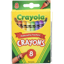 CRAYONS CRAYOLA 8 PACK