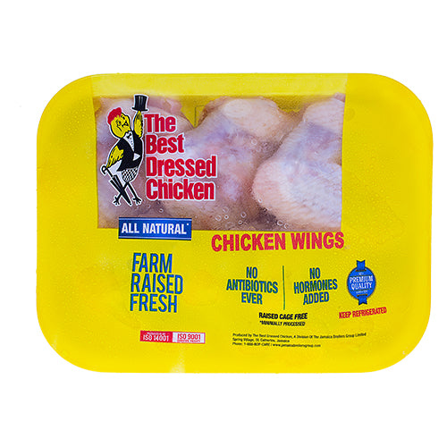 BEST DRESS CHICKEN WING PER LB TRAY