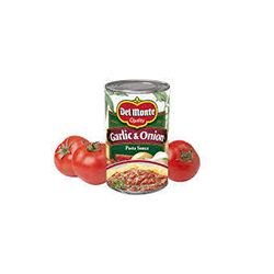 PASTA SAUCE GARLIC & ONION  24OZ DEL MONTE