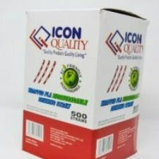 QUALITY WRAPPED BIO D STRAWS 500 COUNT