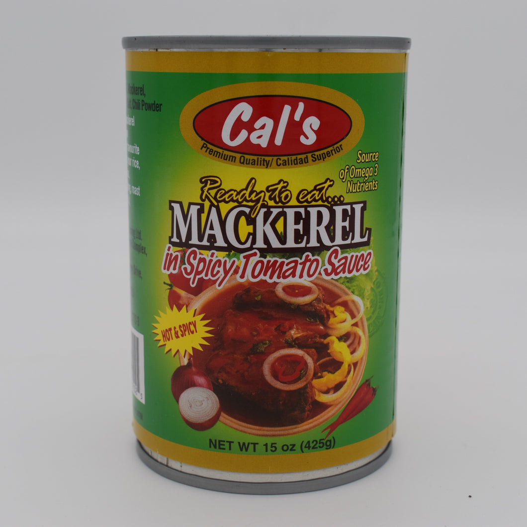 CAL'S MACKEREL IN SPICY TOMATO SAUCE 425G