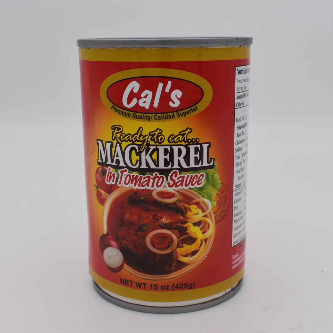 CAL'S MACKEREL IN TOMATO SAUCE 425G (15Oz)