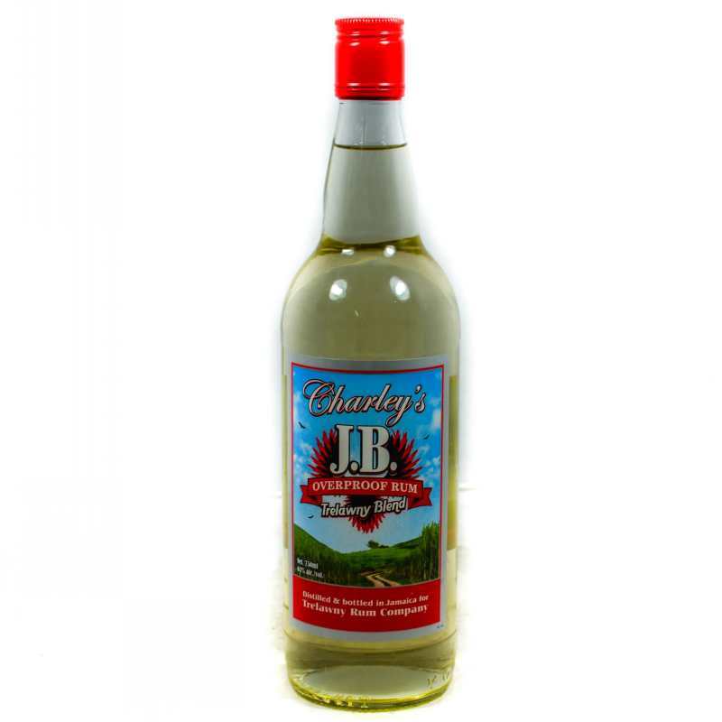 J.B. OVERPROOF RUM 750ML (CHARLEY'S)