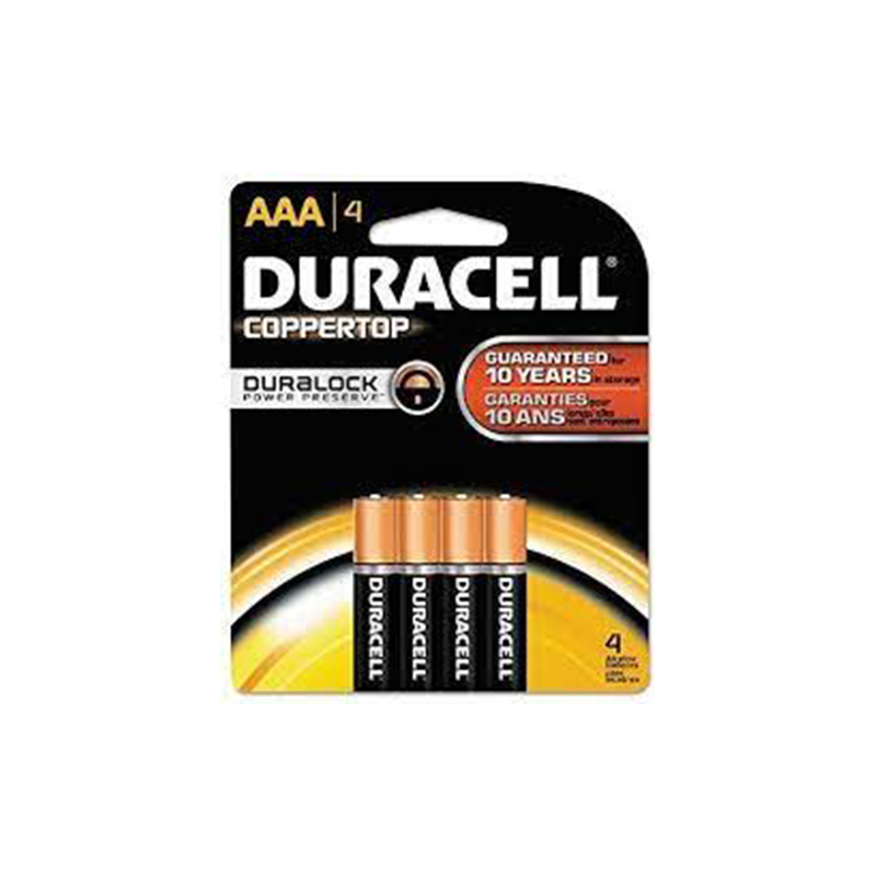 DURACELL AAA-4 PACK