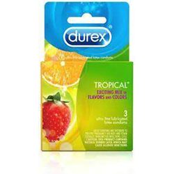 DUREX TROPICAL CONDOM 3 PIECES