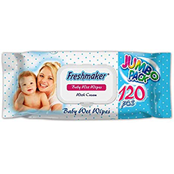 FRESHMAKER BABY WET WIPES 120 PIECES