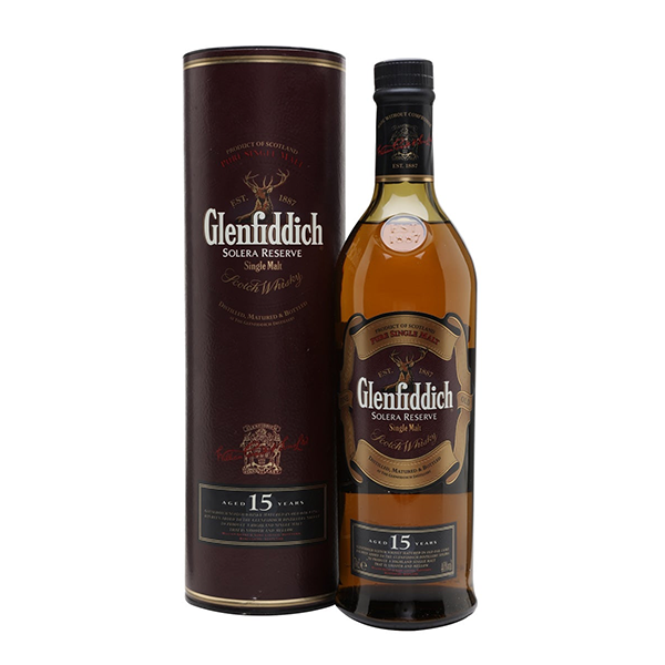 GLENFIDDICH SOLERA RESERVE 15YR OLD