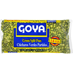 GOYA GREEN SPLIT PEAS 14Oz