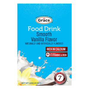 GRACE FOOD DRINK SMOOTH VANILLA 120G