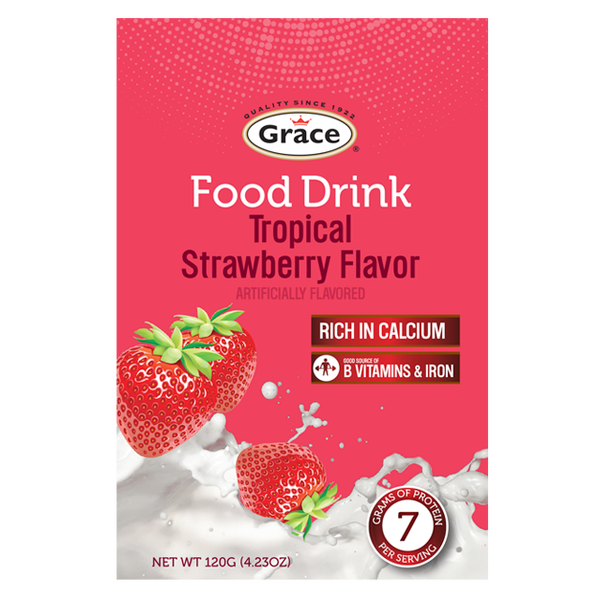 GRACE FOOD DRINK STRAWBERRY 120G