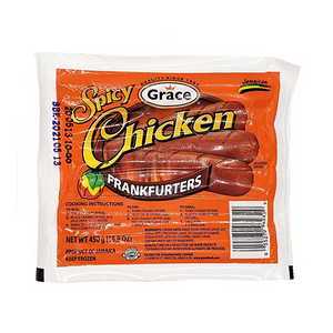 GRACE SPICY CHICKEN FRANKFURTERS 450G