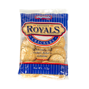 HOMADE ROYAL CRACKERS 112G