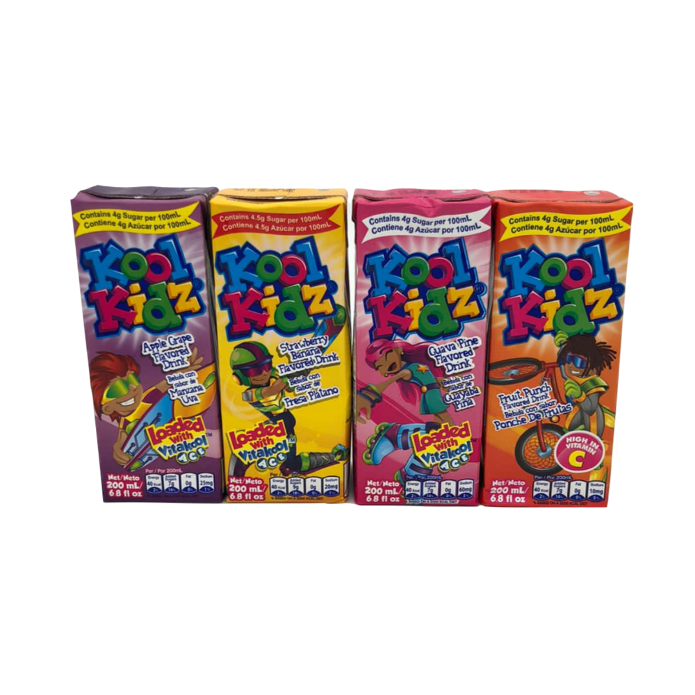 FRUTA KOOL KIDS KIWI STRAW 200ML