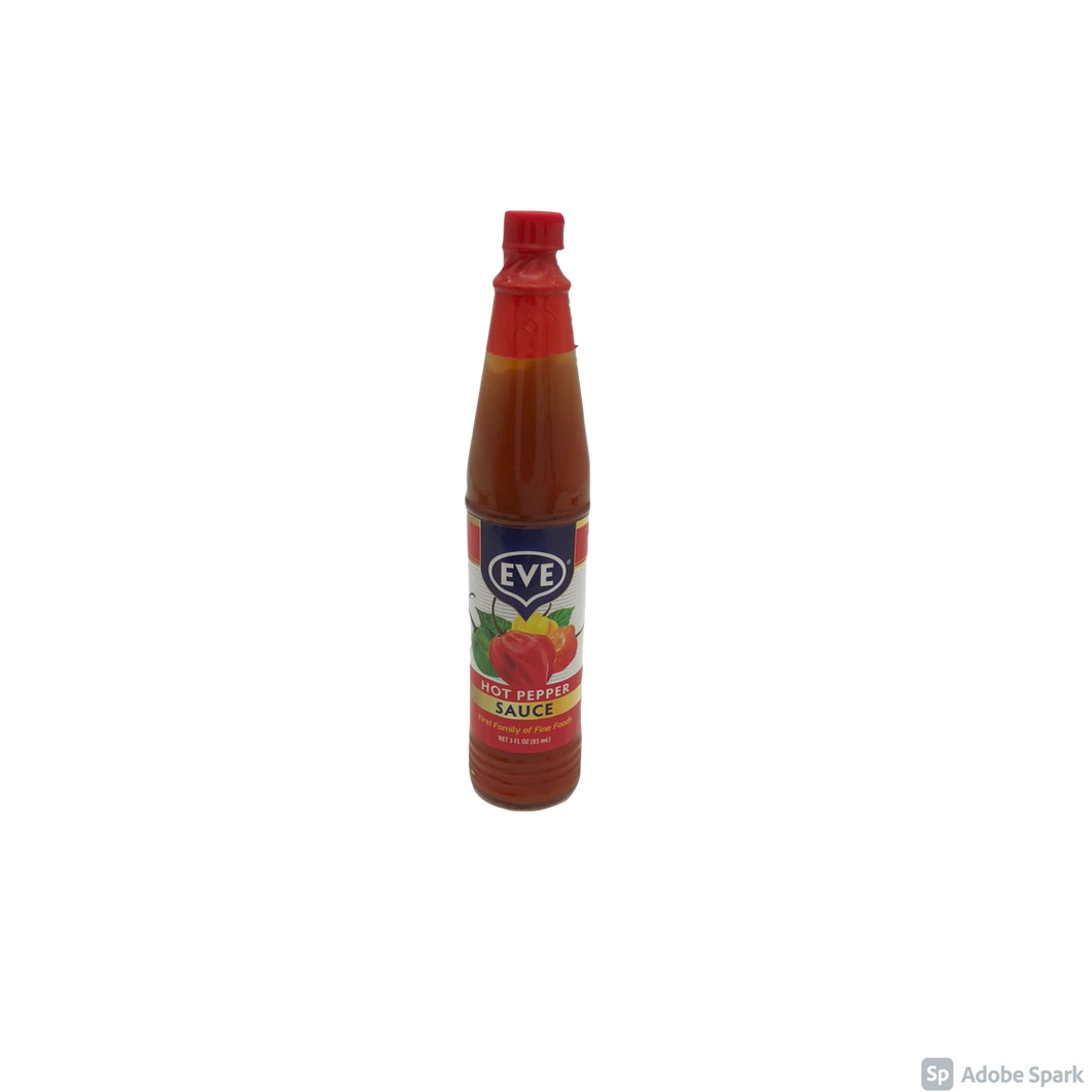 EVE HOT PEPPER SAUCE 3OZ (85ML)