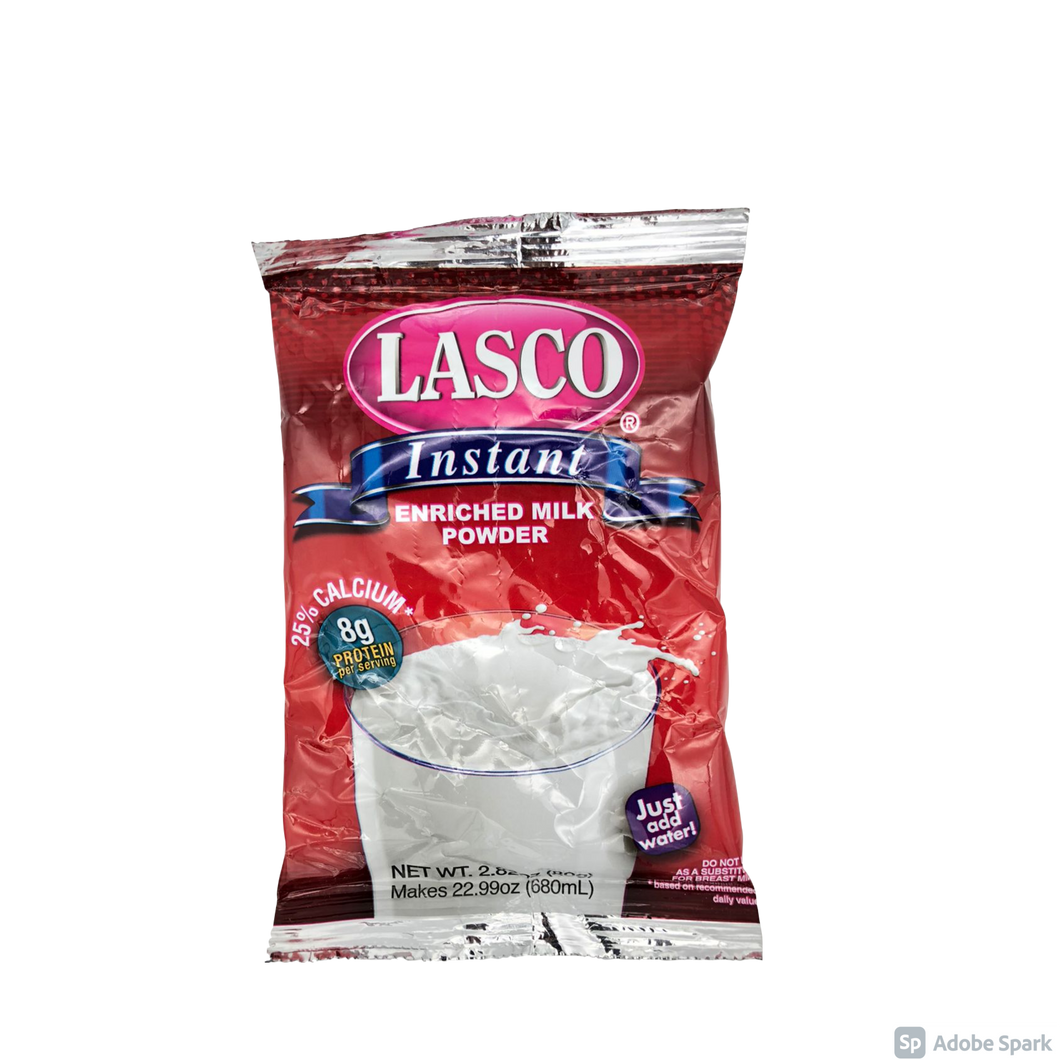 LASCO INSTANT ENRICHED MILK POWDER 80G