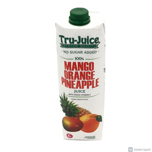 TRU JUICE MANGO/ORANGE/PINEAPPLE 1 LITRE