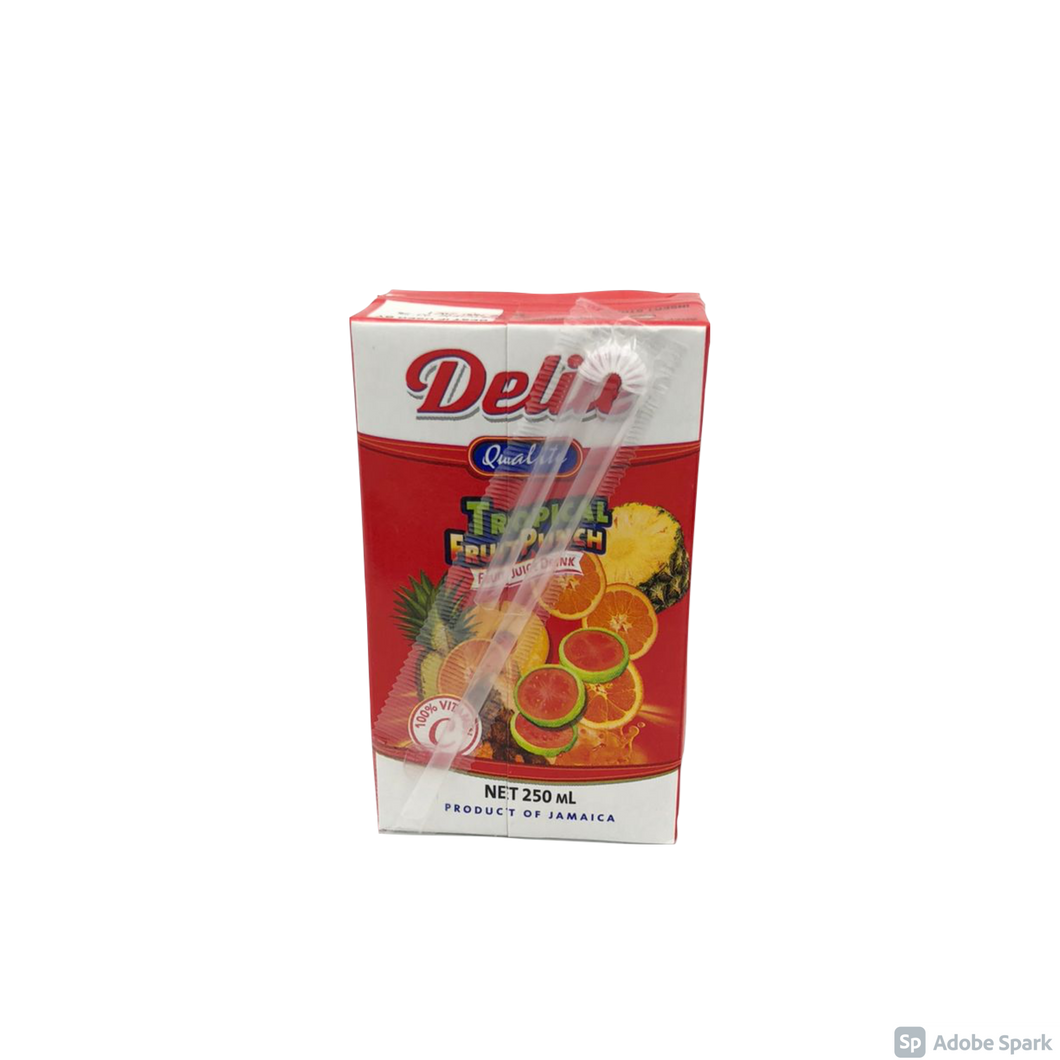 DELITE TROPICAL  FRUIT PUNCH 250ML