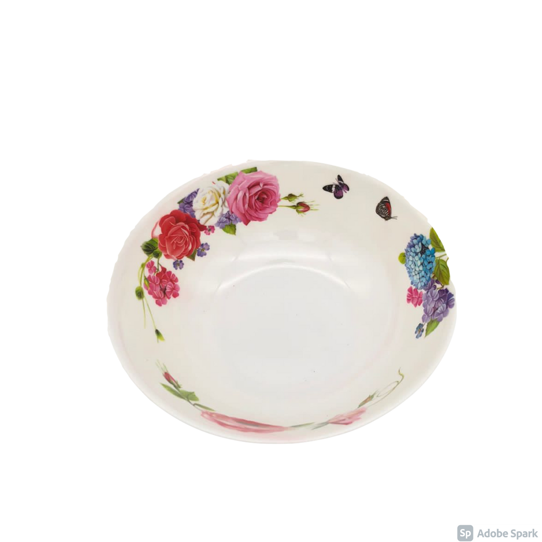 BOWL (PLASTIC ROSES) GAO11034