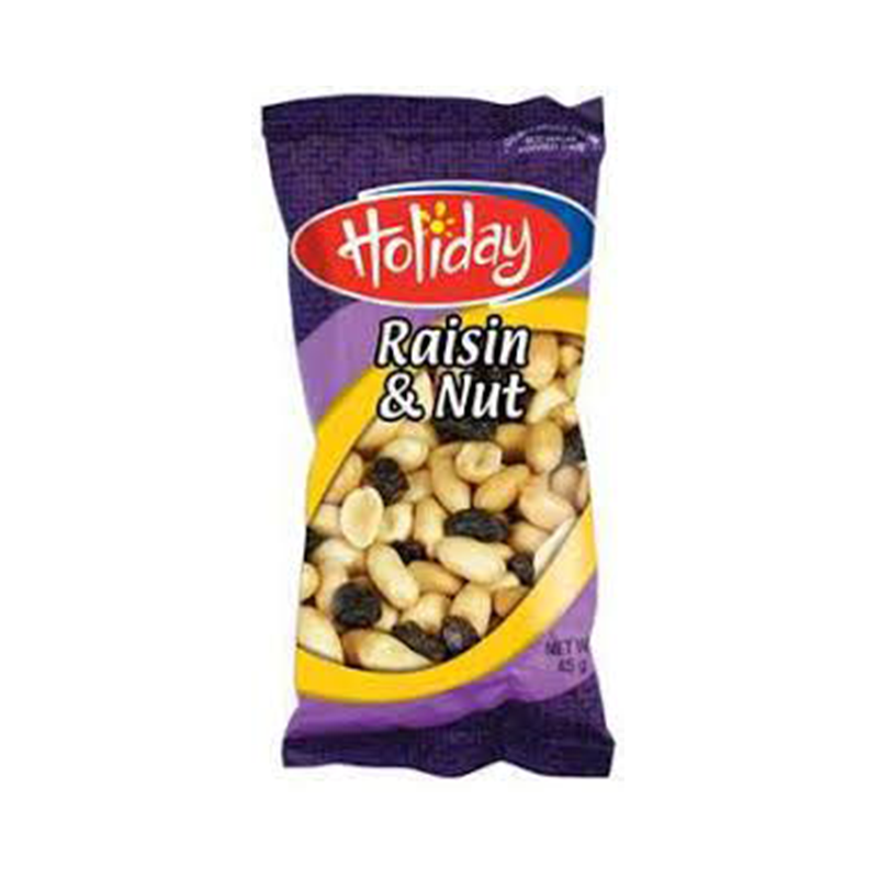 HOLIDAY PEANUTS RAISIN & NUT 45G – Icon Megastore