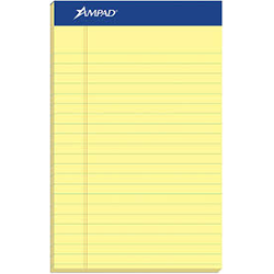PERFORATED WRITING PAD YELLOW 5