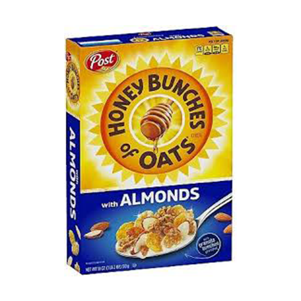 POST HONEY BUNCHES OATS WITH ALMOND 18OZ