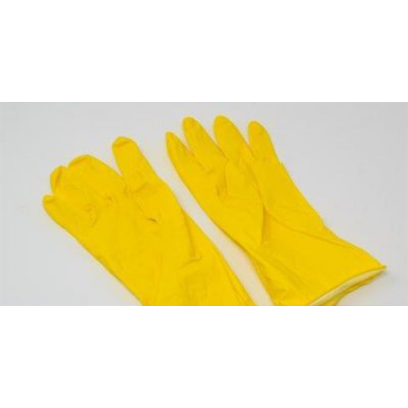 QUALITY LATEX YELLOW GLOVES 1PAIR