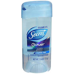 SECRET O/LAST C/GEL CLEAN 1.60Z