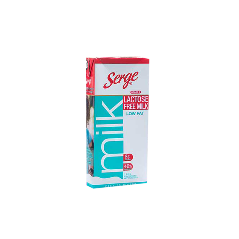 SERGE LACTOSE FREE MILK LOW FAT 1 LITRE