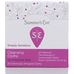 SUMMERS EVE SENSITIVE CLEANSING CLOTH 16 COUNT