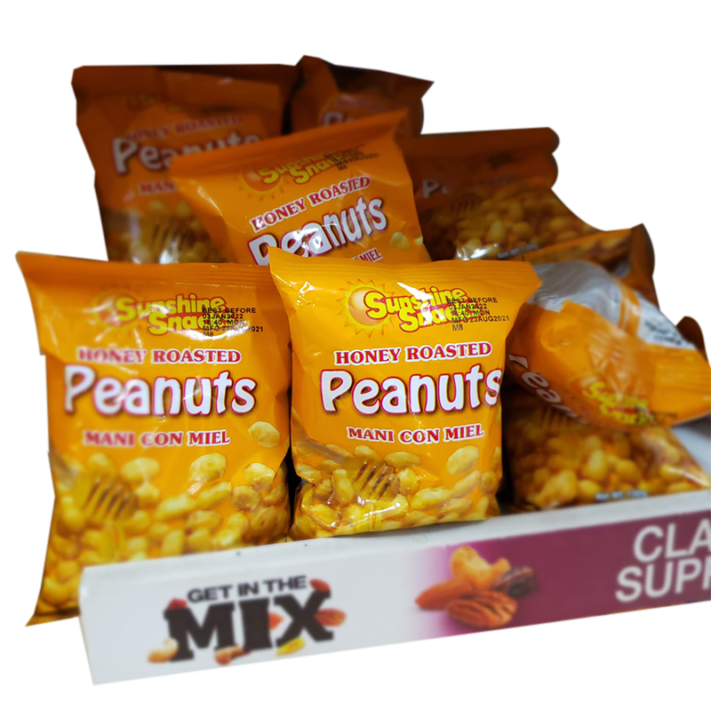 SUNSHINE SNACKS HONEY ROASTED PEANUTS (100g)