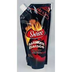 SWISS BARBEQUE SAUCE HOT& SPICY 560G