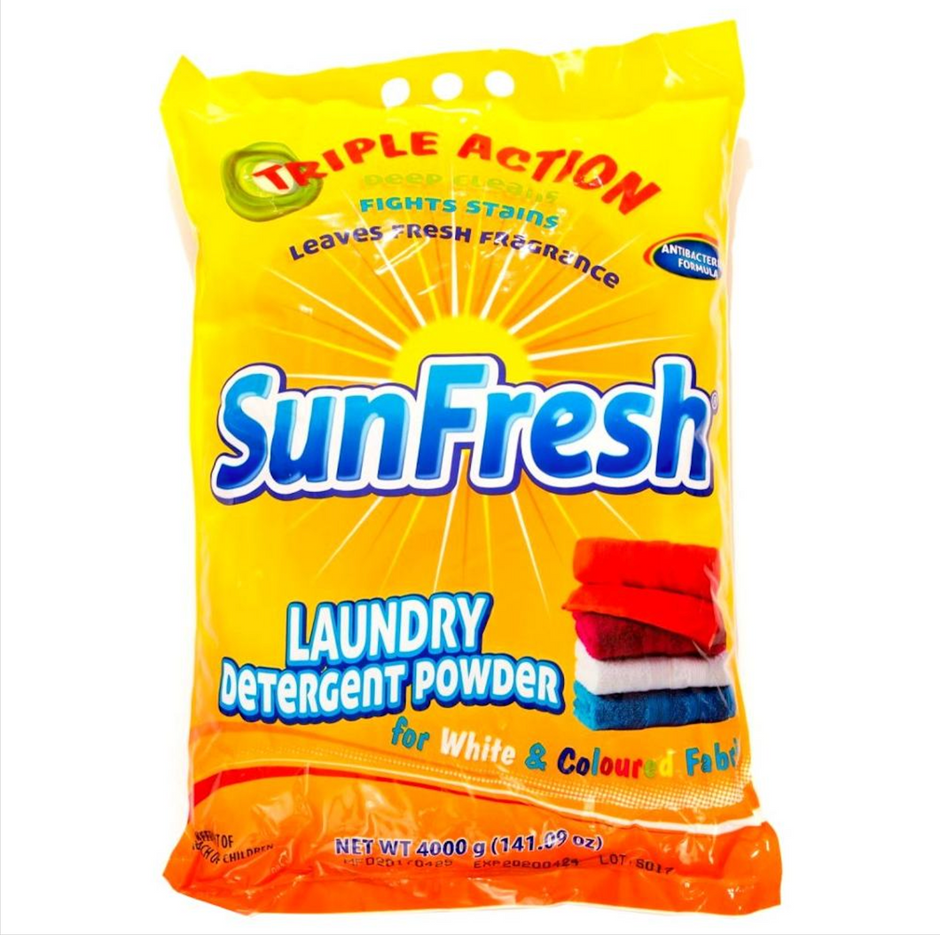 SUNFRESH POWDER  DETERGENT  4000G