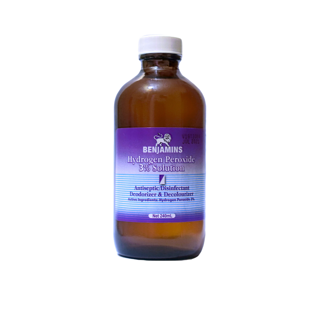 BENJAMINS HYDROGEN PEROXIDE 3% 240ML