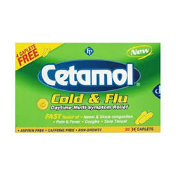 TABLETS CETAMOL COLD & FLU D/TIME
