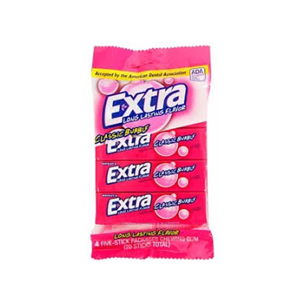 XTRA CHEWING GUM (5 STICK PACK)